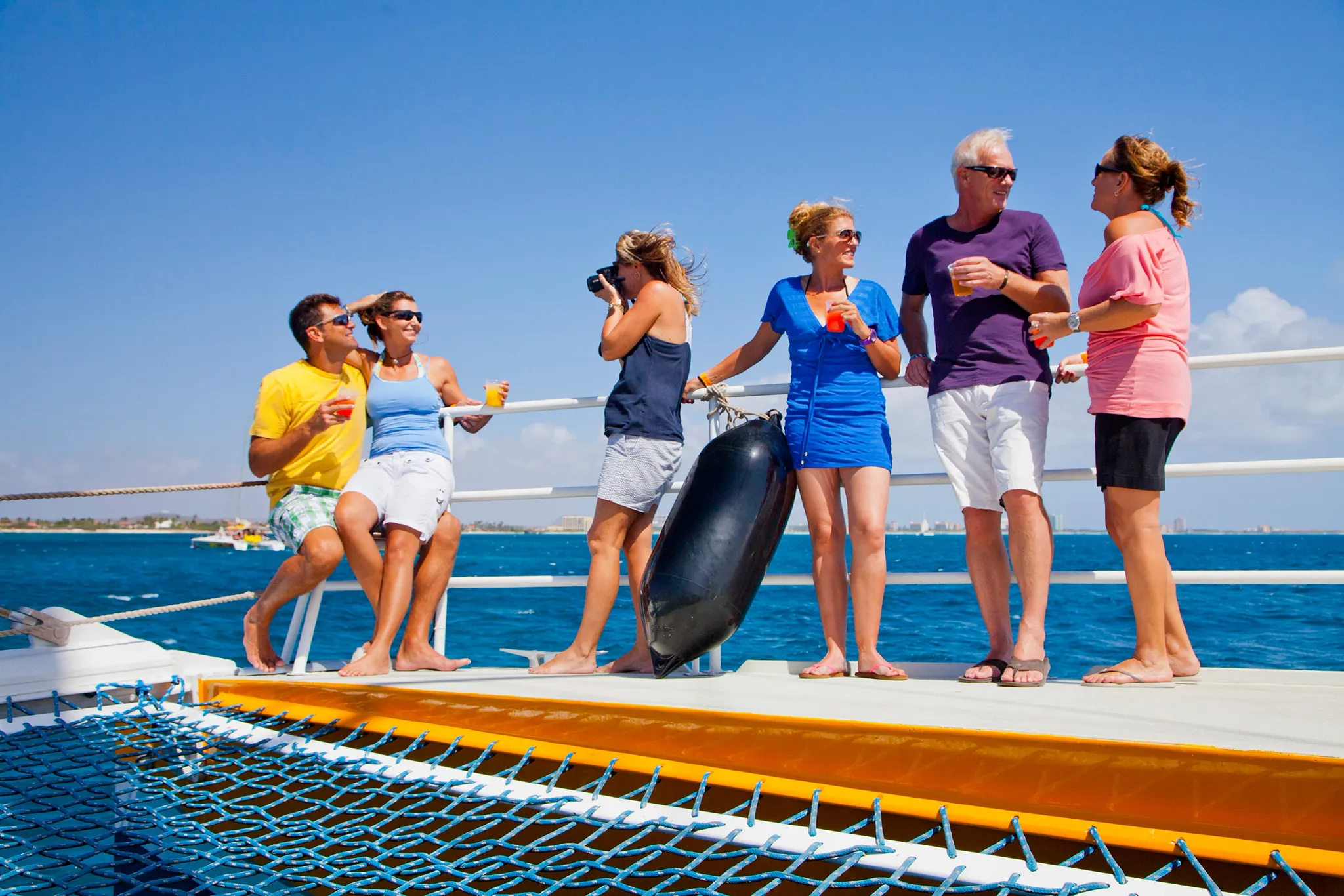 Aruba catamaran sailing