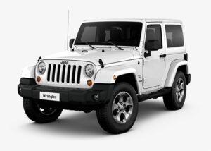 Jeep Wrangler rental example in Aruba