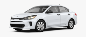 Kia Rio compact rental car example in Aruba